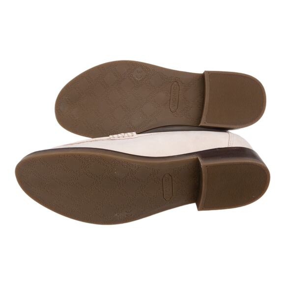 New Vionic Light Pink Waverly Nubuck Leather Orthotic Slip On Penny Loafers 5 - Picture 8 of 11